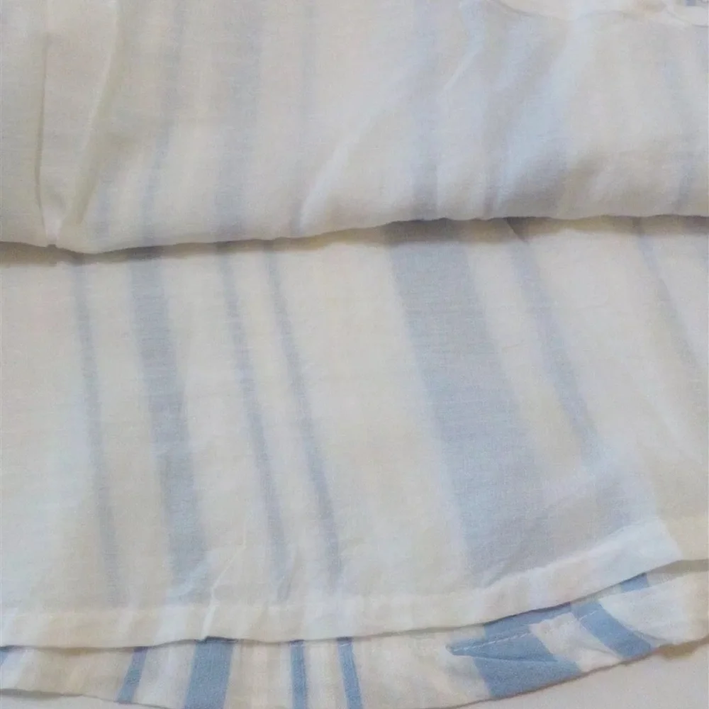 TOMMY BAHAMA girls Blue Stripe Sleeveless Swing Dress lined embroidery 12 months